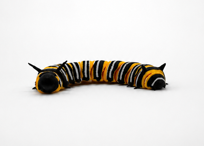 Articulated Monarch Caterpillar
