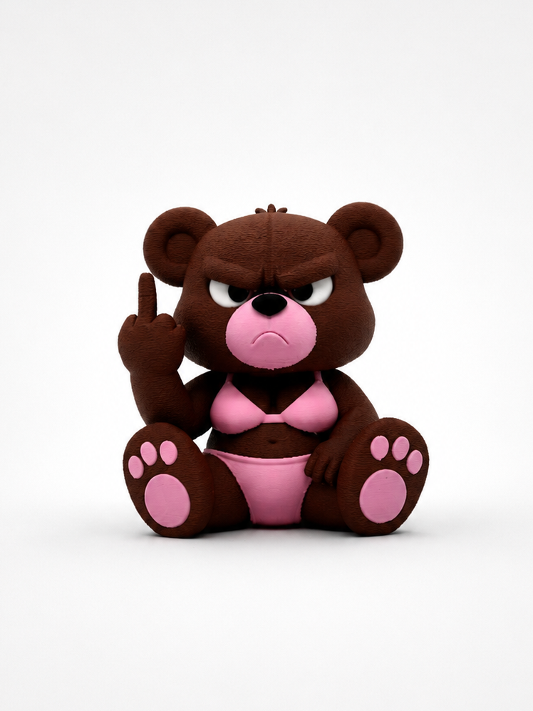 Grumpy Female Bear - Rude