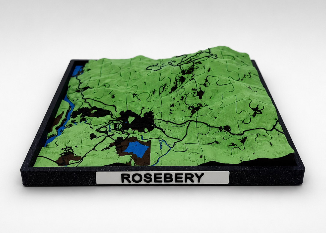 3D Puzzle - Rosebery, Tasmania