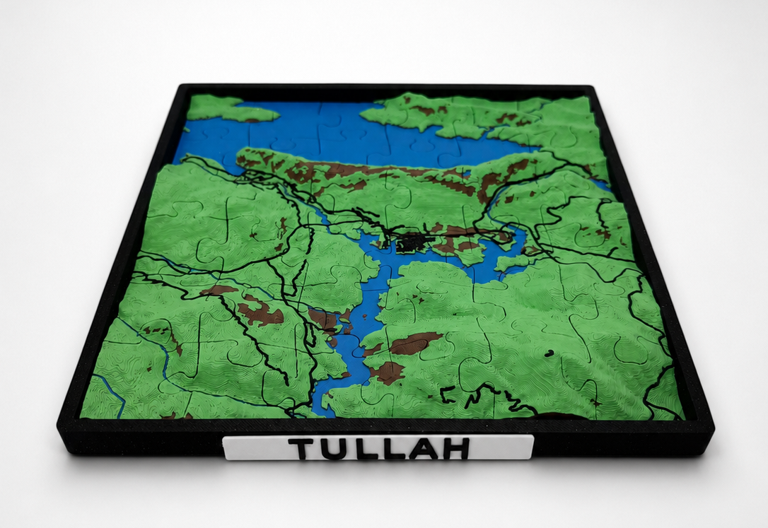 3D Puzzle - Tullah, Tasmania